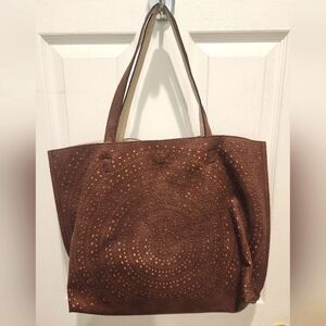 Street Level faux leather shoulder bag